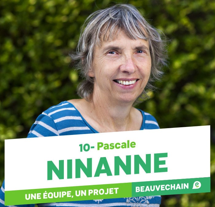Pascale NINANNE N°10 sur la liste ECOLO à Beauvechain